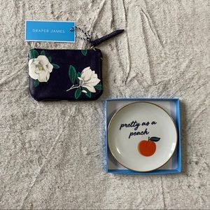 Draper James Trinket Dish & Coin Purse Set